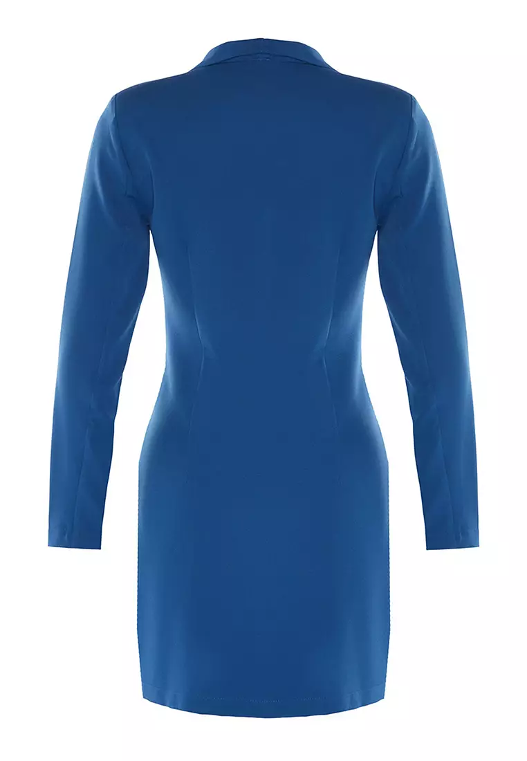 Buttoned Blazer Dress