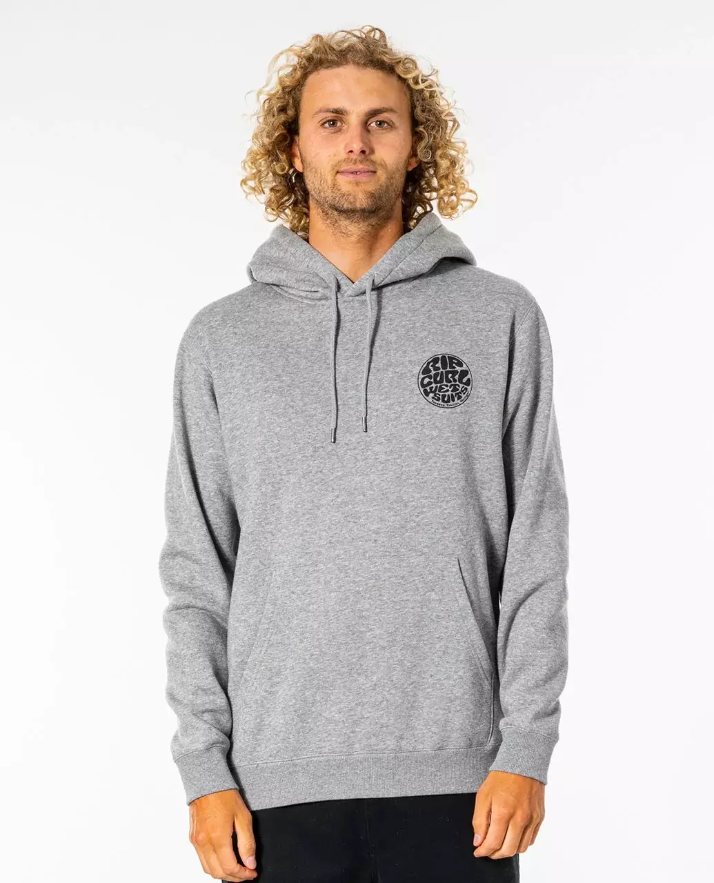Rip Curl Wetsuit Icon Hoodie Grey Marle