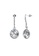 Her Jewellery silver Messiah Earrings - Made with premium grade crystals from Austria HE210AC38YVDSG_1