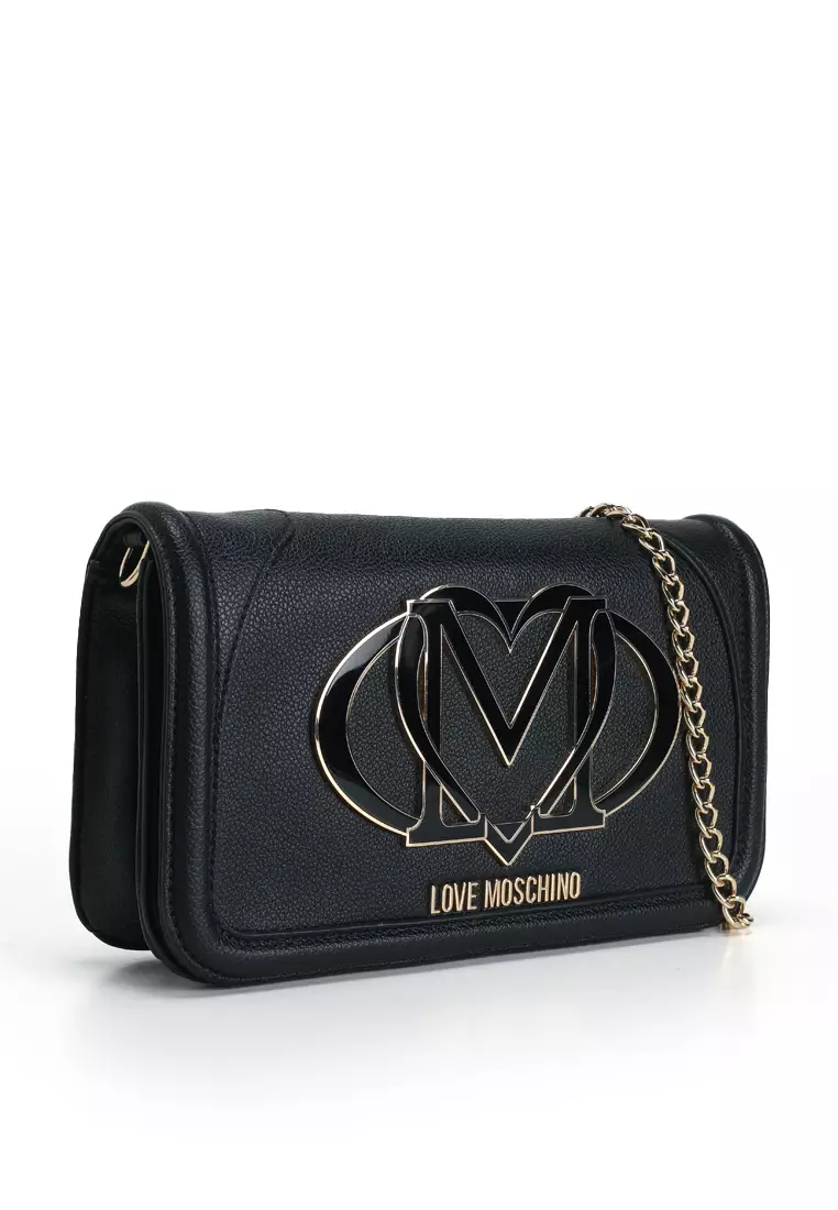 Maxi Logo Chain Crossbody Bag (nt)