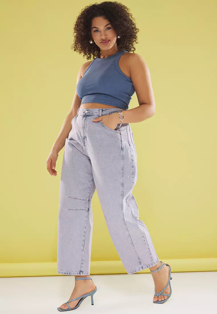 Plus Size Baggy Fit Jeans
