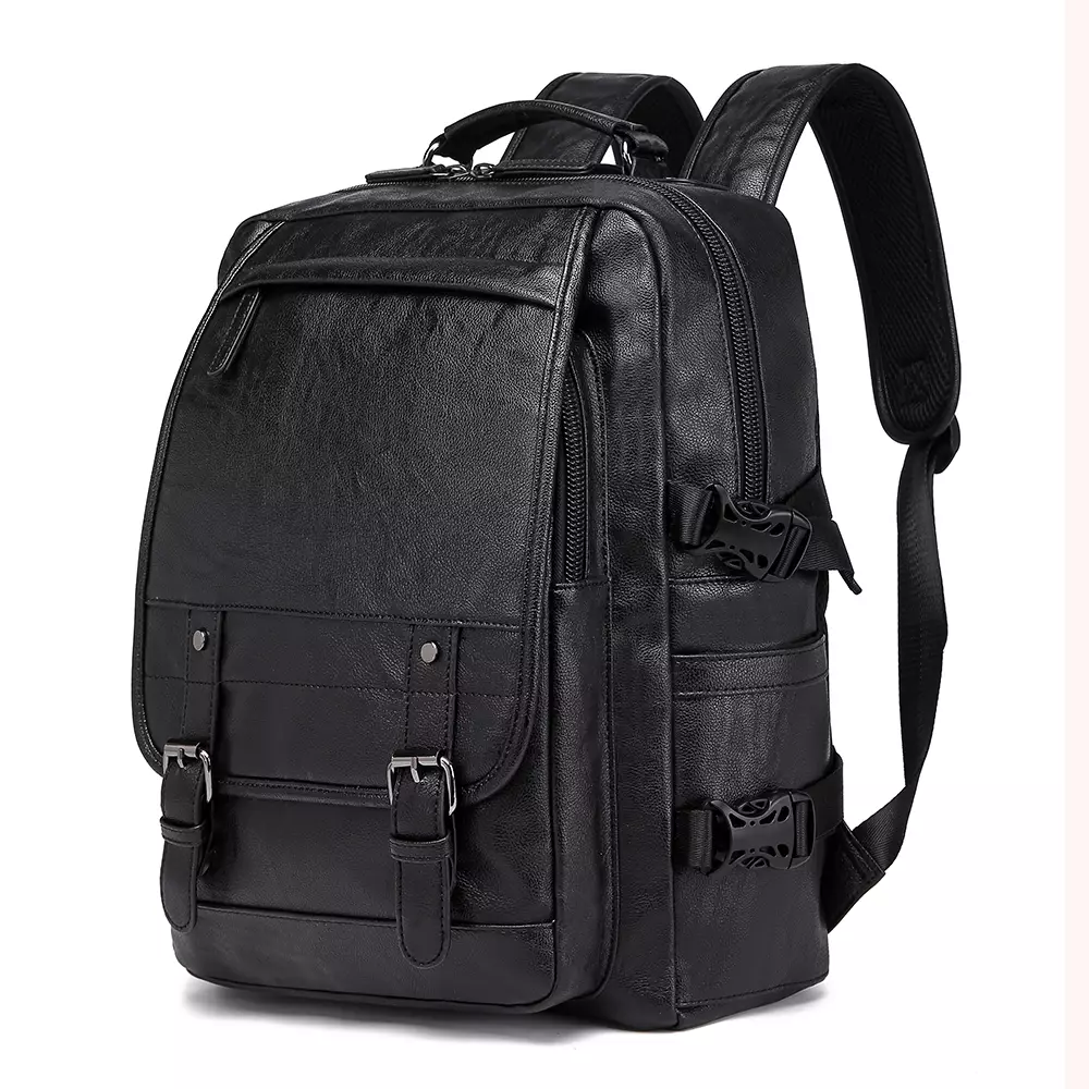 Luminox Tas Ransel Kasual Kulit PVC Sintetis IGJ - Tas Ransel Pria Wanita Unisex - Backpack Daypack