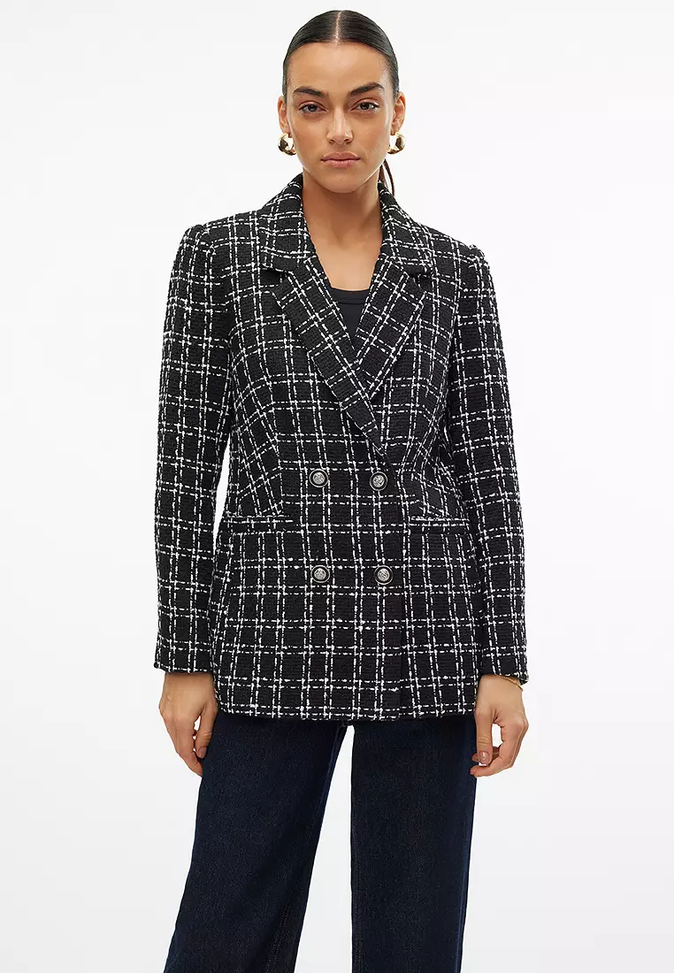 Vero moda check blazer top