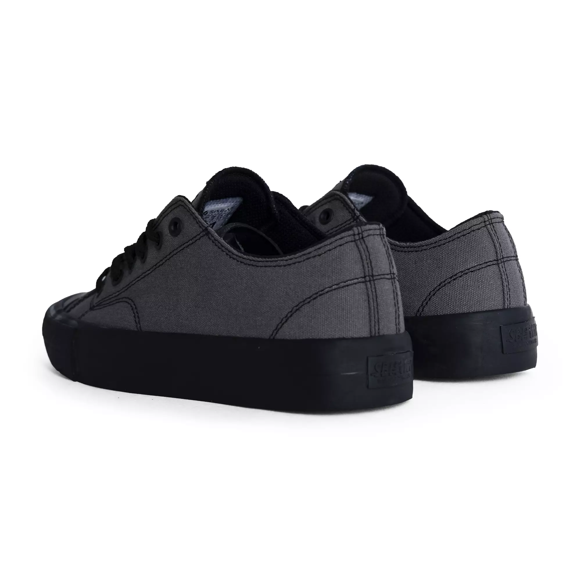 SABA Vintage Grey All Black - Sepatu Sneakers Casual Pria Wanita