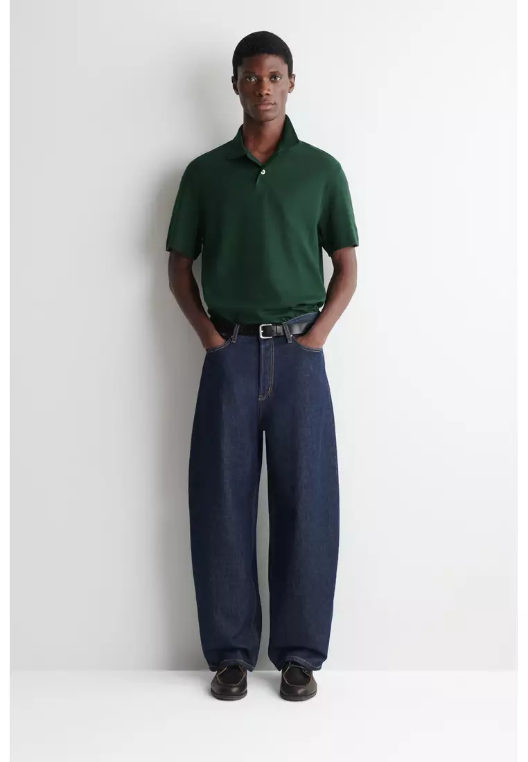 INTERLOCK COTTON POLO SHIRT