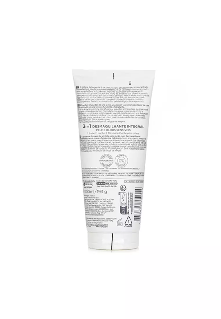 VICHY - Purete Thermale 3 In 1 One Step Cleanser (For Sensitive Skin) 200ml/6.76oz