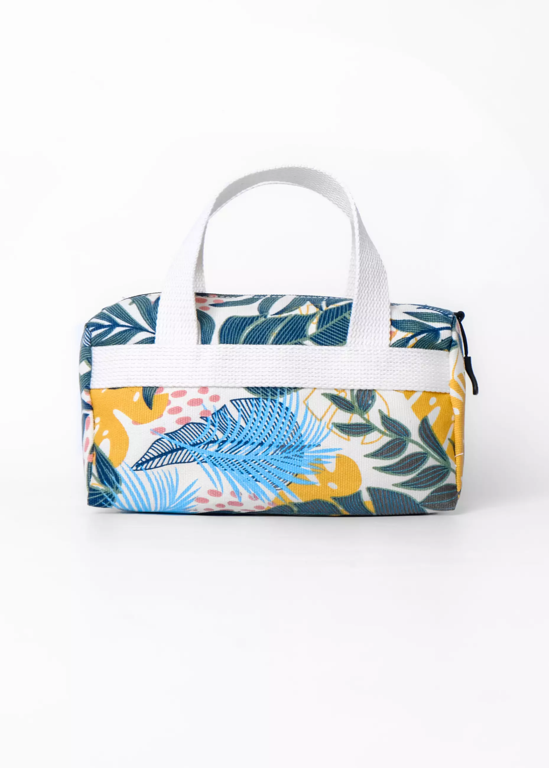 Pamole Pouch Kosmetik Bahan Kanvas Penutup Resleting - PMU Tropical