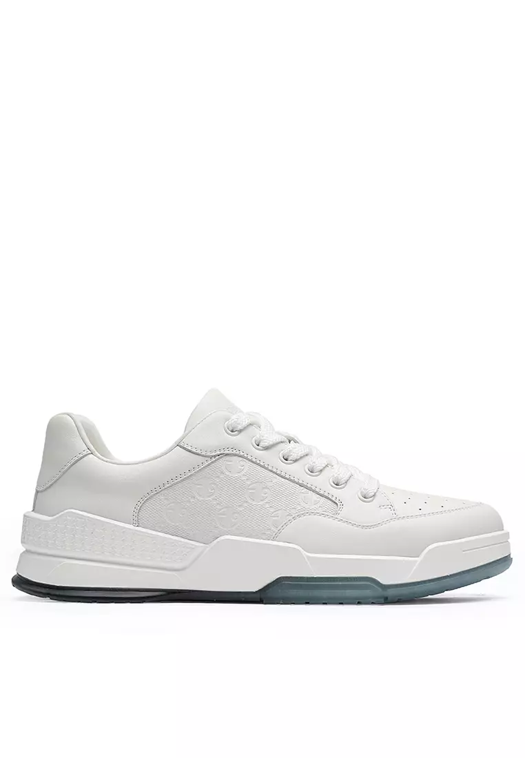 Discount on Twenty Eight Shoes  shoes - SKU: Platform Grain Leather Sneakers Ds33132-01-02