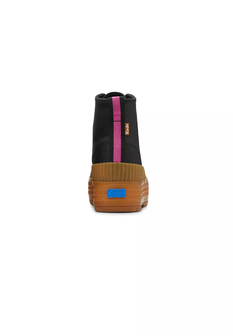 Womens' The Platform Mid Lug Weatherized Black/Gum (WF68028)