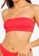 MISSGUIDED red Rib Bandeau Bikini Top D4BA4US0D492E4GS_3