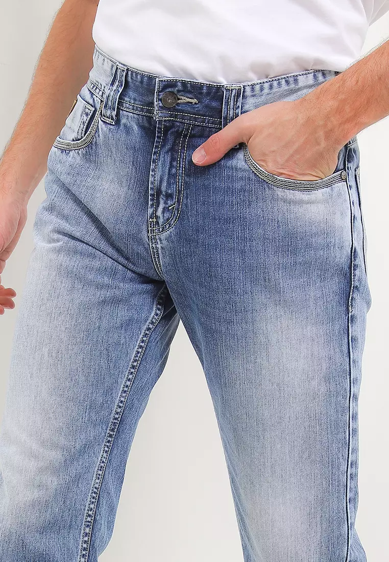 Straight Fit Denim Pants CFS105E