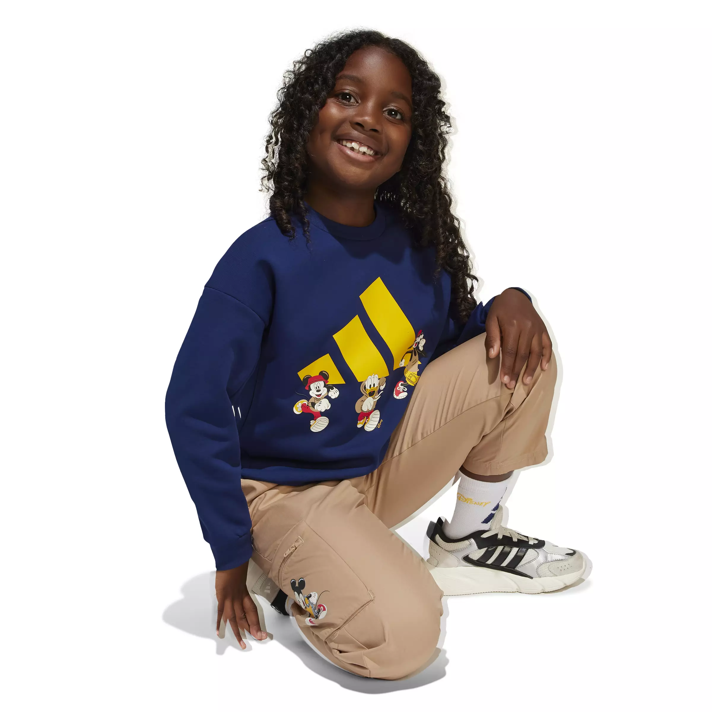 ADIDAS Disney Mickey Mouse Sweatshirt Kids JD4550 - Atasan Anak