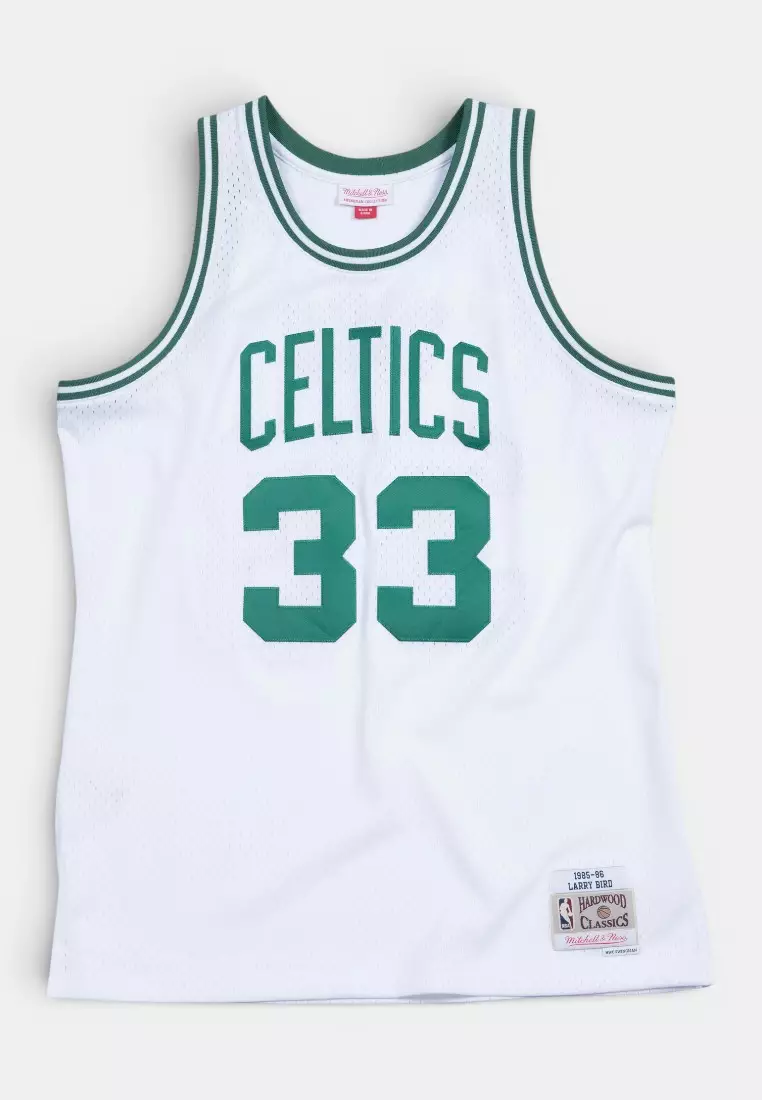 #33 Larry Bird 1985 Boston Celtics Swingman Basketball Jersey