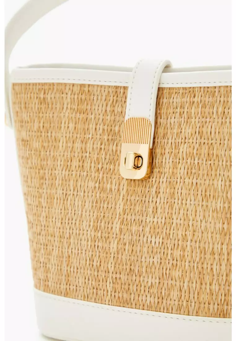 Forever 21 straw crossbody bag on sale