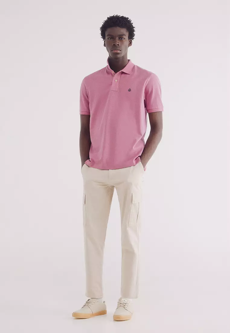 Buy Springfield Essential Regular Fit Piqué Polo Shirt 2025 Online