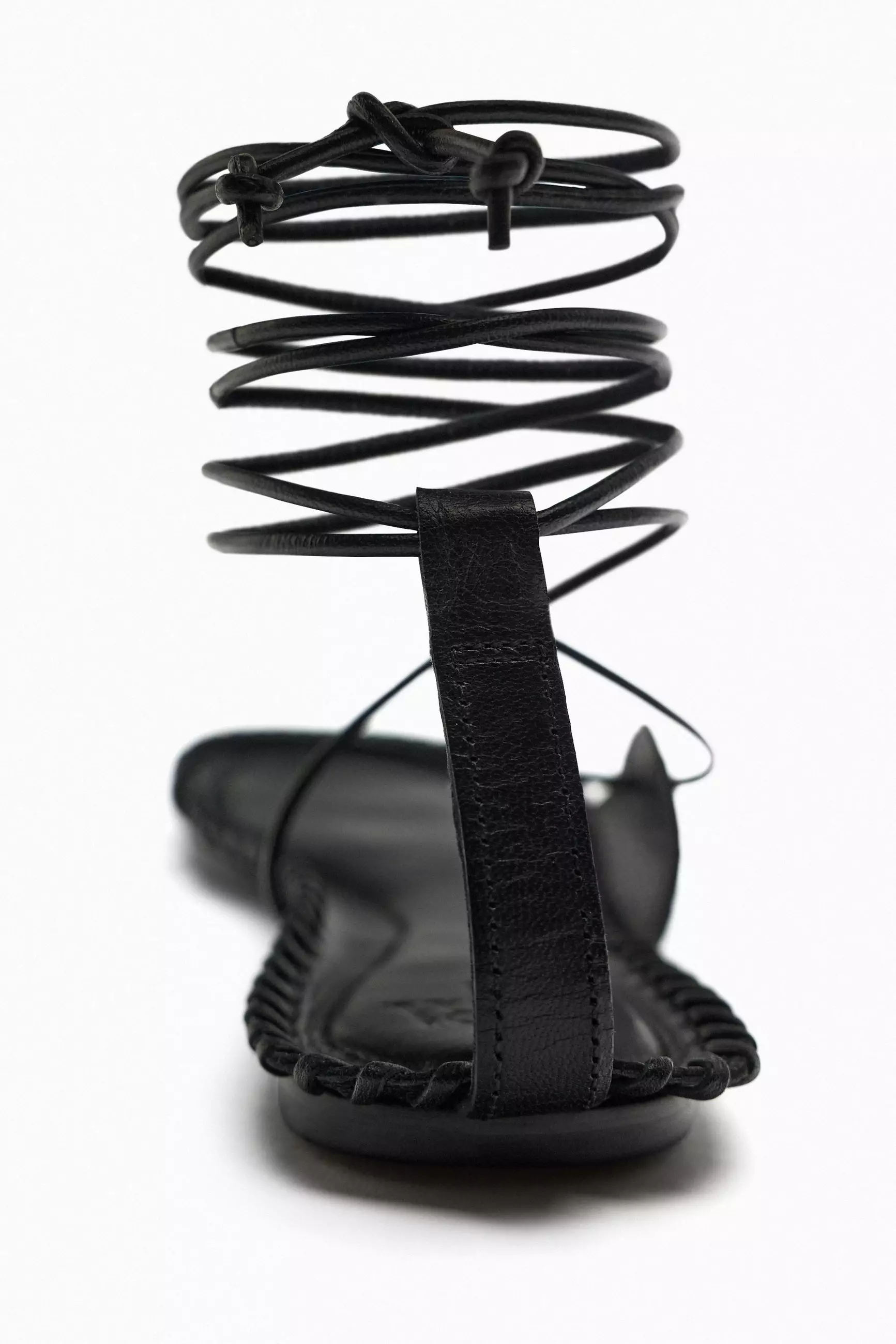 Zara lace up sandals on sale