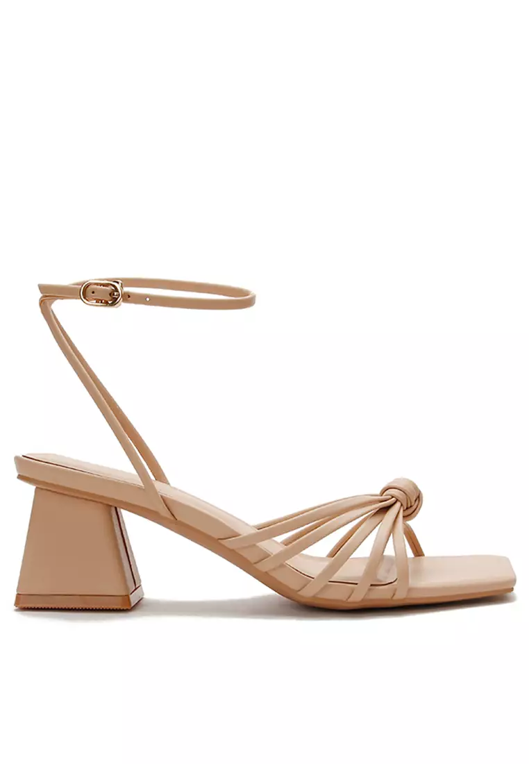 5CM Twist Strap Mid Heel Sandals TE8398 6
