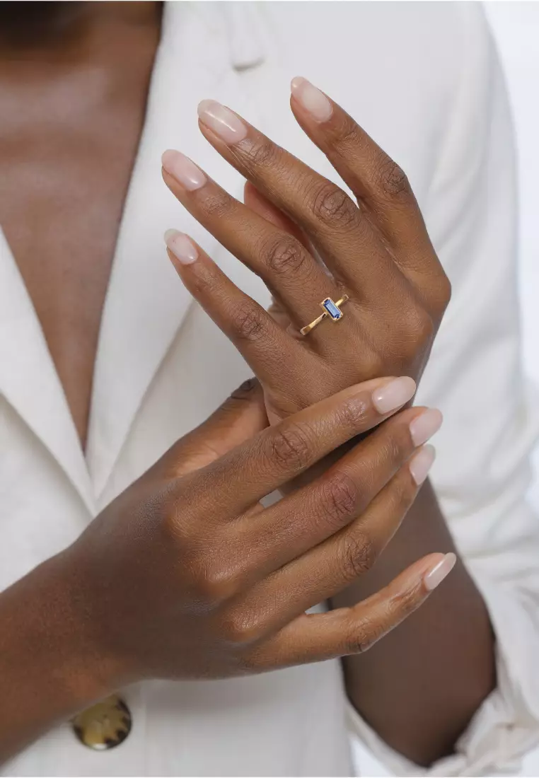 施华洛世奇® 水晶镶嵌镀金戒指