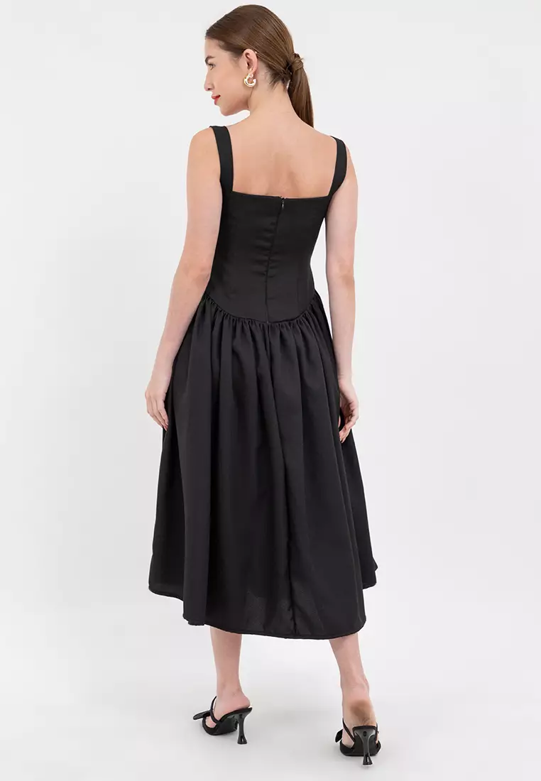 Pepper Bustier Midi Dress