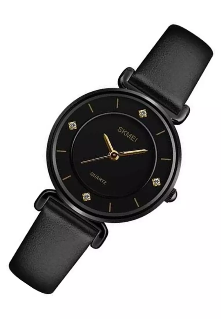 Jam Tangan Casual Analog Wanita Waterproof Strap Tali Material PU Leather KT55 ORIGINAL