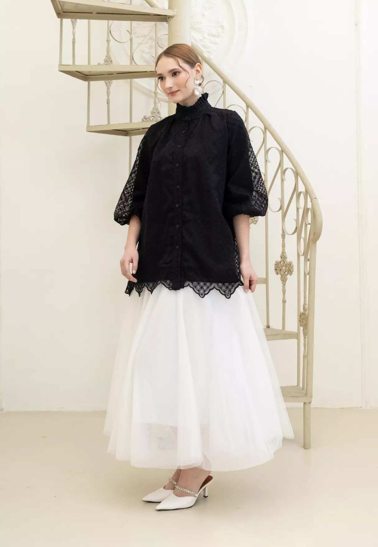 Marielle Blouse - Midnight