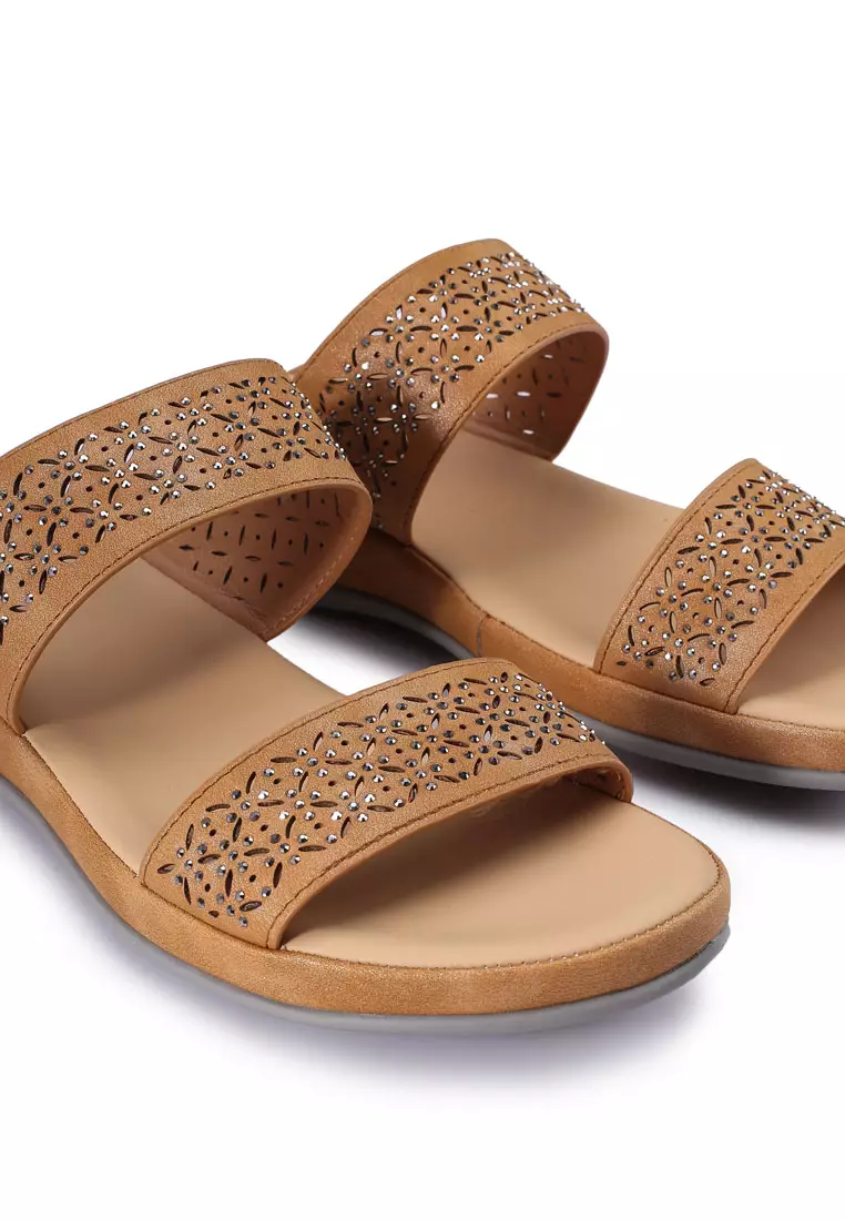 Women's comfort slip outlet on sandals