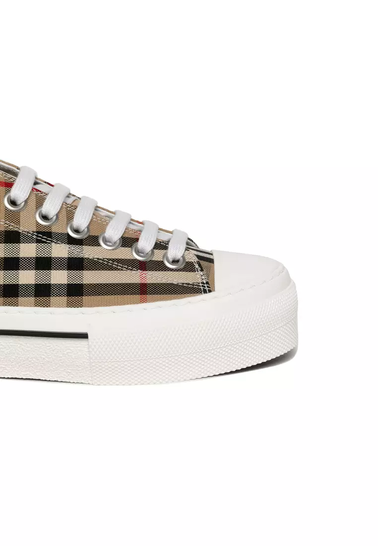 Check Cotton Sneakers Sneakers