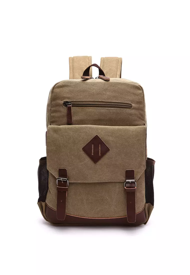Kenox Backpack Kenox Mens Large Vintage Canvas Backpack School