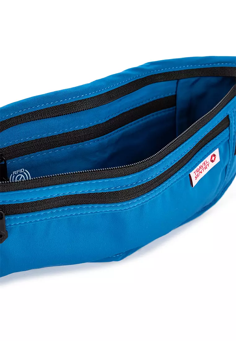 RFID Money Belt Blue