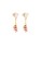 Glamorousky white 925 Sterling Silver Plated Gold Simple Lovely Heart Shaped Heart Imitation Opal Bear Tassel Earrings with Cubic Zirconia C76A8AC93514BDGS_1