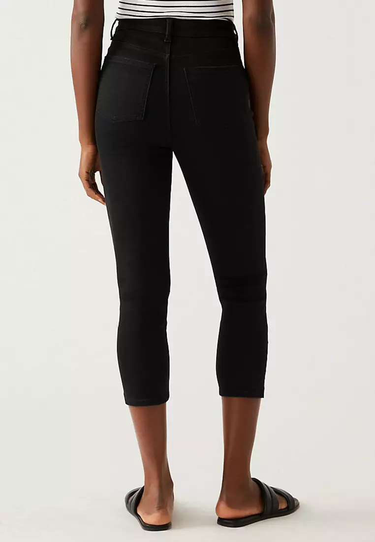 Supersoft High Waisted Skinny Cropped Jeans