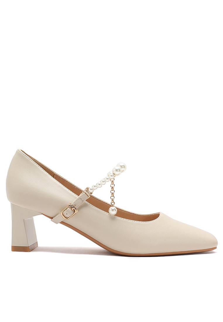 5CM Microfiber Leather Mary Jane Shoes 2355-8