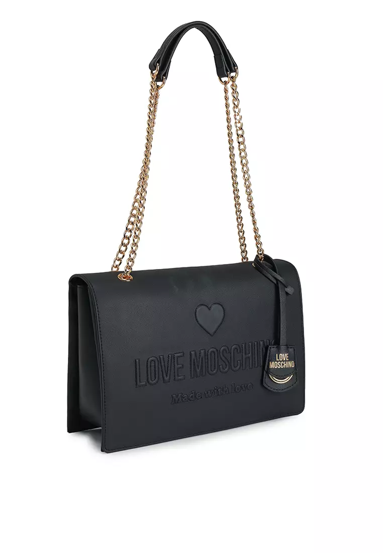 Love Embossed Shoulder Bag (nt)