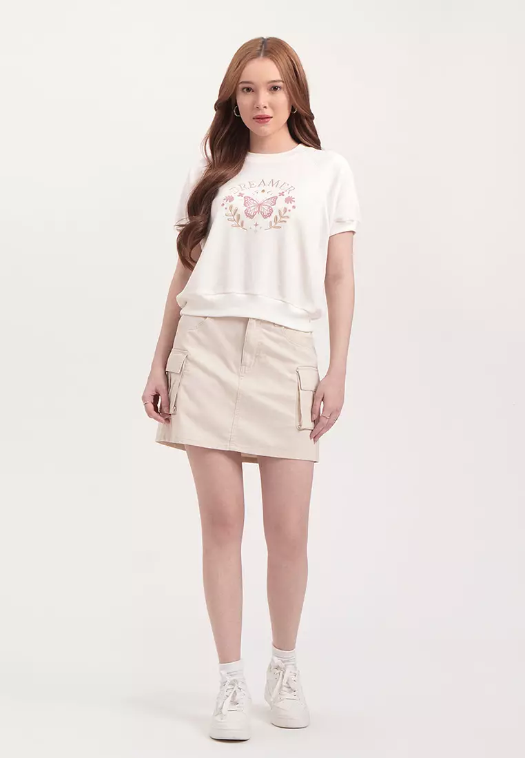 Cargo Skort with Lining