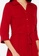 ZALORA BASICS red Tie Waist Midi Shirt Dress 6284CAAF76918BGS_2