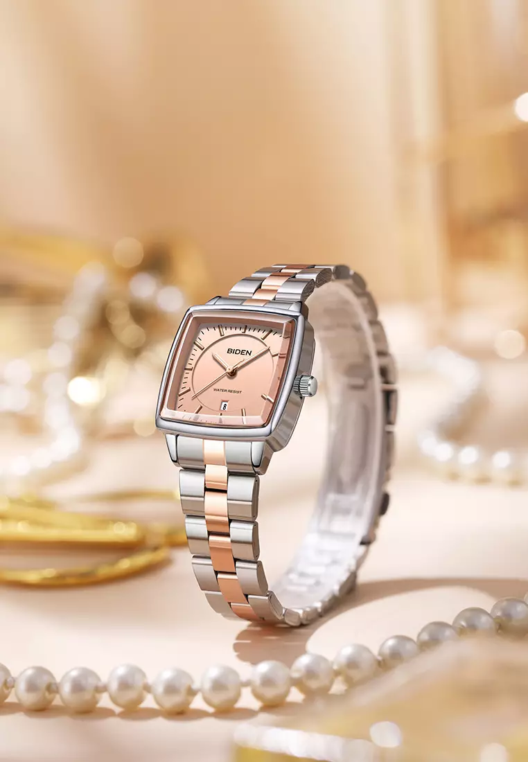 Jam Tangan Wanita Original Full Luminous Kuarsa Fashion Classic Tali Stainless Steel Jam Tangan Cewek allrose