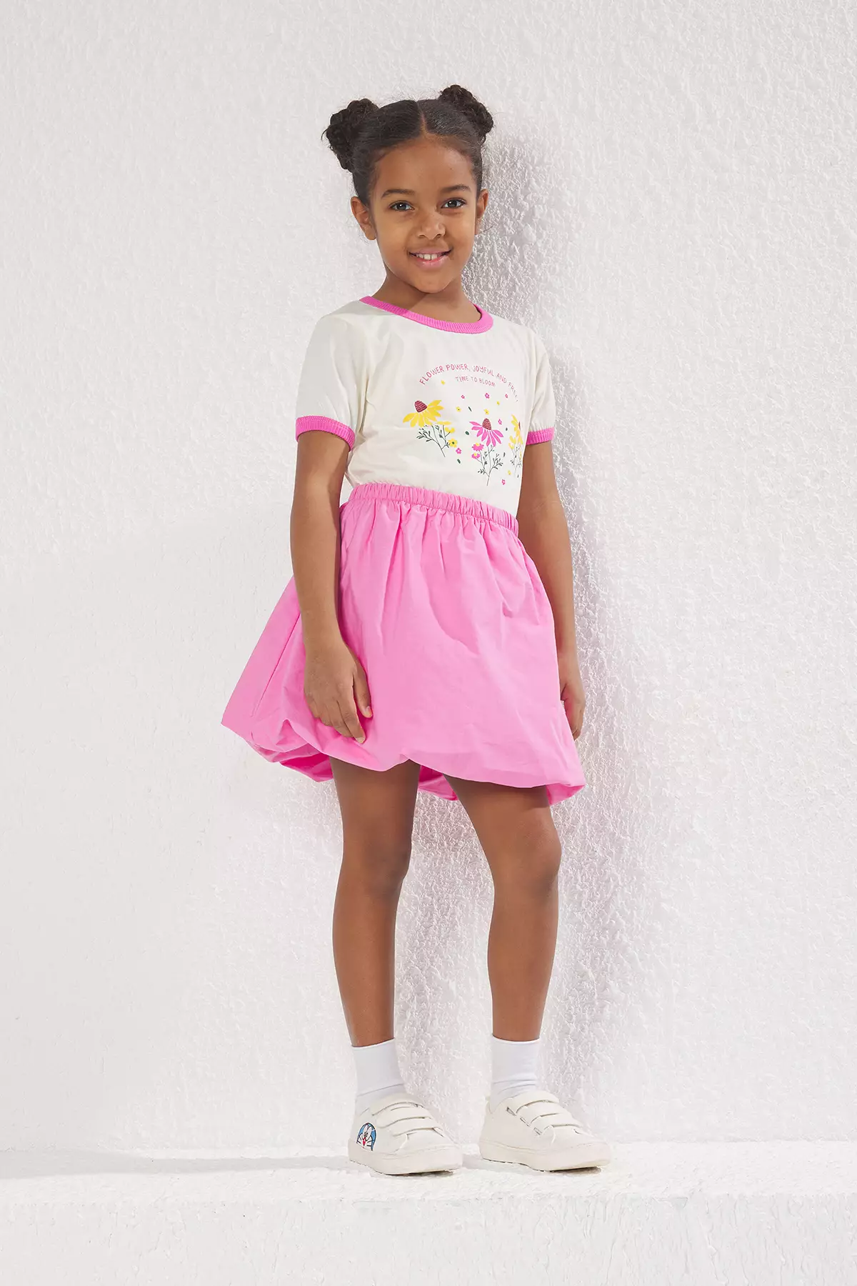 Balloon Fit Mini Skirt