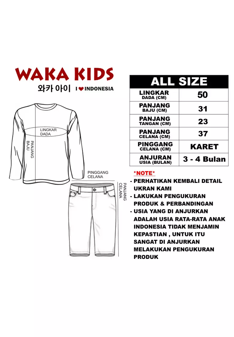Skabe Pakaian Bayi Anak Laki Laki Baju Atasan Lengan Panjang Motif Gajah Setelan Celana Kaos Baby Putih All Size Usia 0 Sampai 6 Bulan 3374 Everyday Waka Kids Wakakids