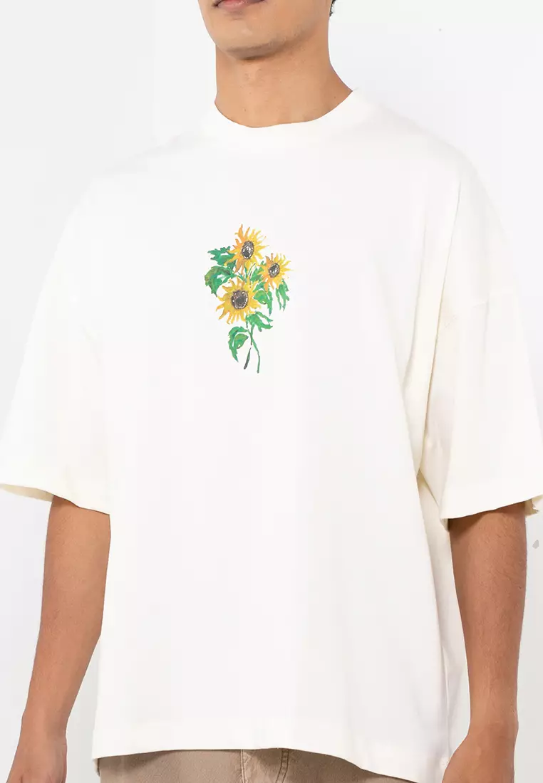 Topman extreme oversized T-shirt in white