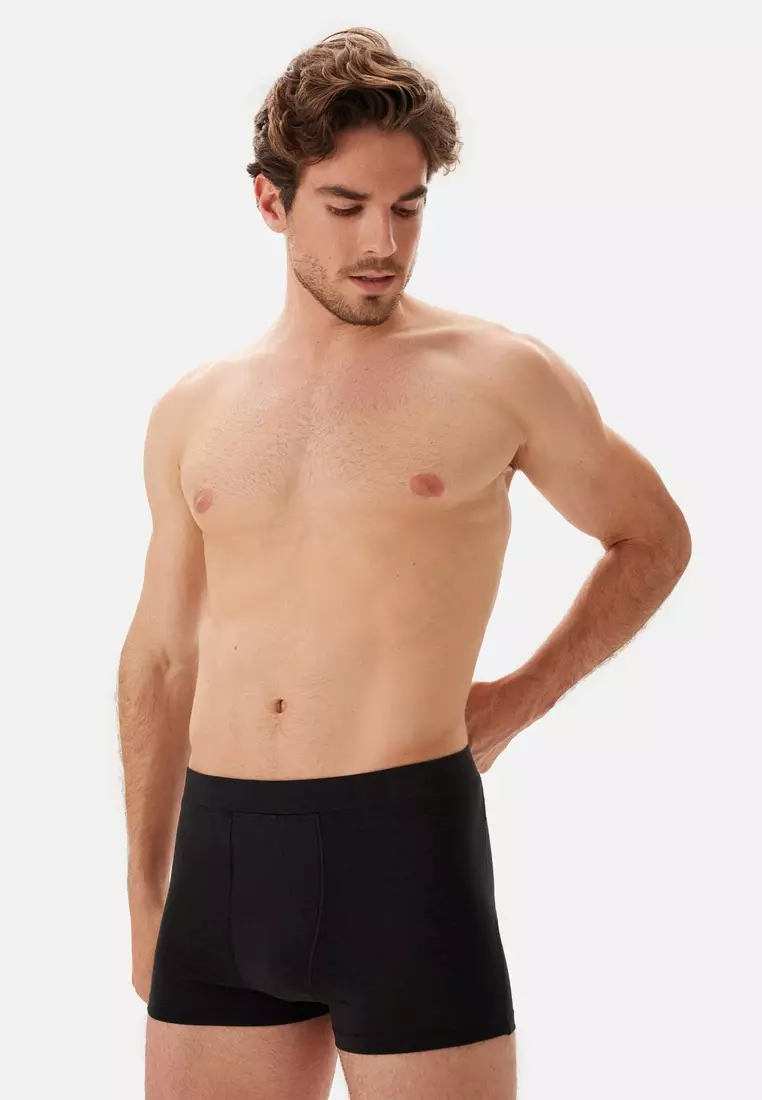Dagi Cotton Regular Waist Boxer, Boxers De Los Hombres, Navy