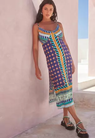 g slip dress hong kong Kat Coco Bright White / XS or with all your jackets ICONIC go slip dress Print