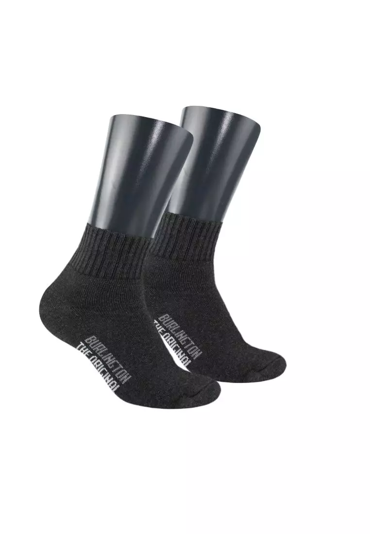 Burlington Men's Thick Sports Heavy Ankle socks 3 pairs in 1 pack 0222H