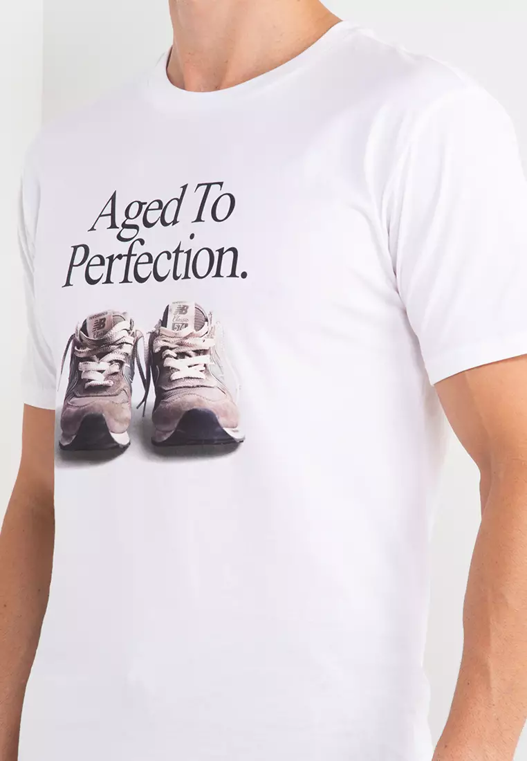 Män Essentials Cafe Java Cotton Jersey T-Shirt - New Balance