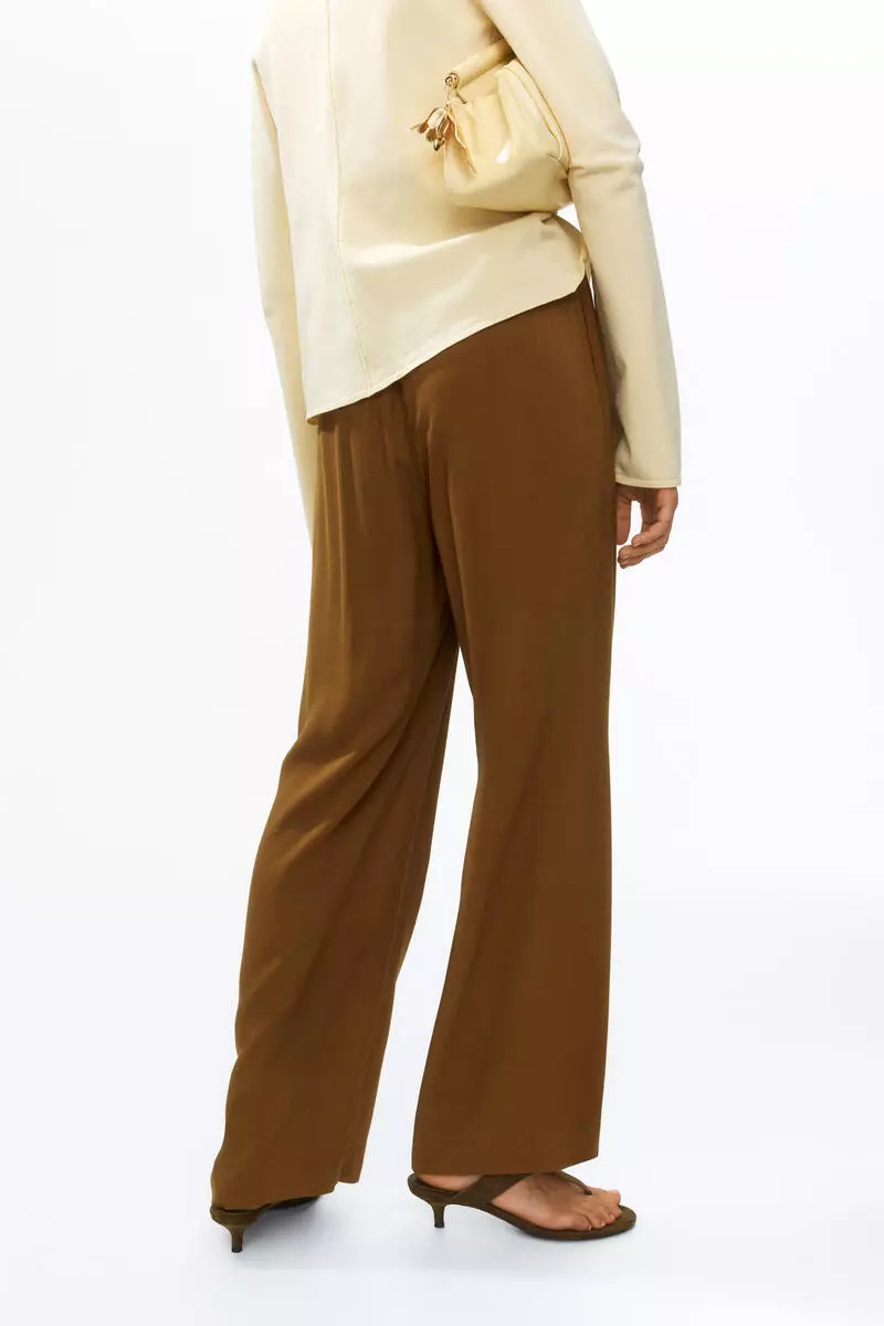 Wide pull-on trousers