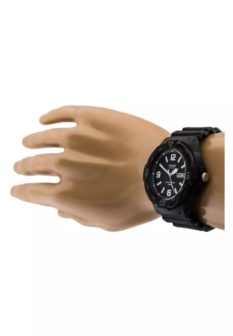 Men's Analog Watch MRW-200H-1B2V Black Resin Band
