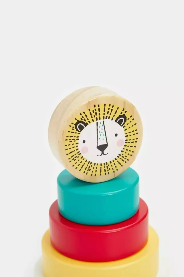 Mothercare Mp Wooden Stacker - Mainan Edukasi Balok Susun Singa