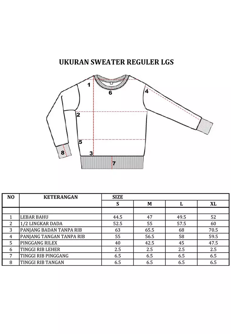 LGS Street - Generation Exodus - Sweatshirt - Streetwear - Abu gelap - Unisex - SW.10.H008.005