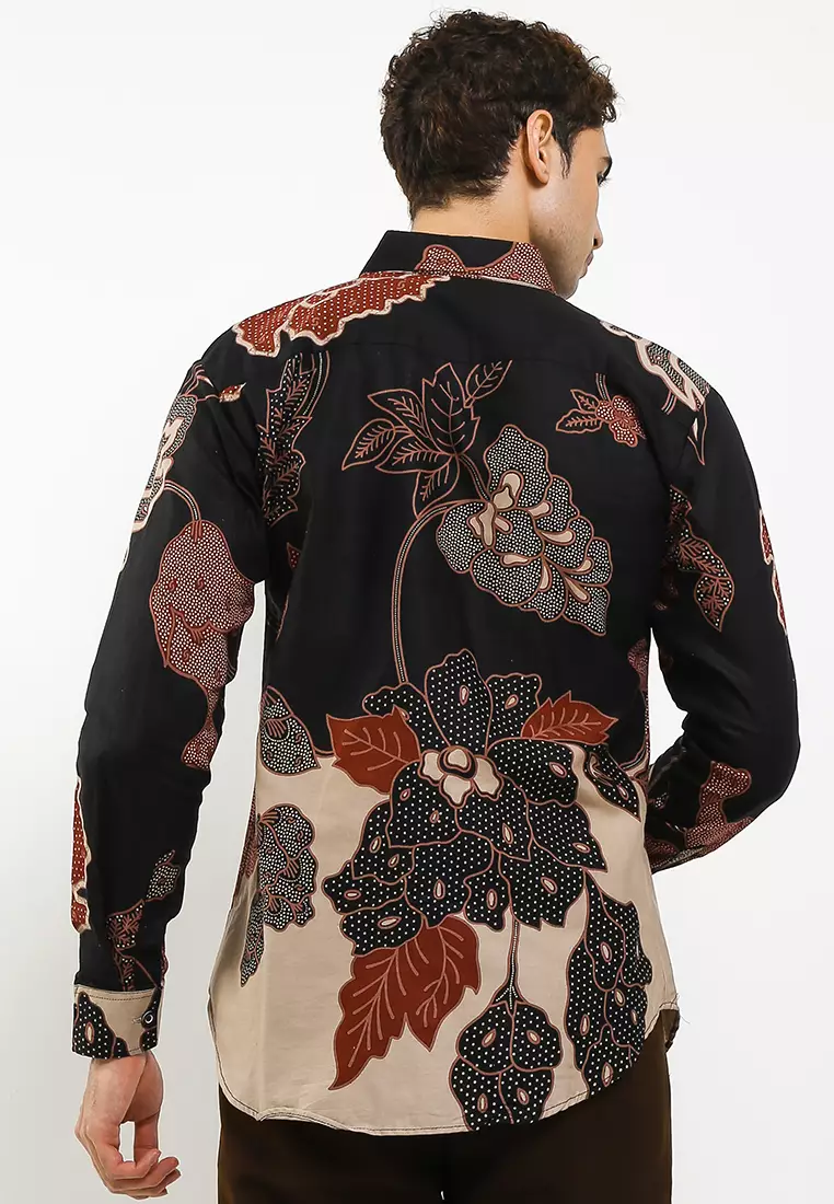 Pradipta Kemeja Batik Exclusive Premium Pria Casual Modern Lengan Panjang