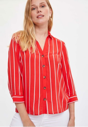 Buy Defacto Defacto Woman Long Sleeve Shirt Zalora Hk