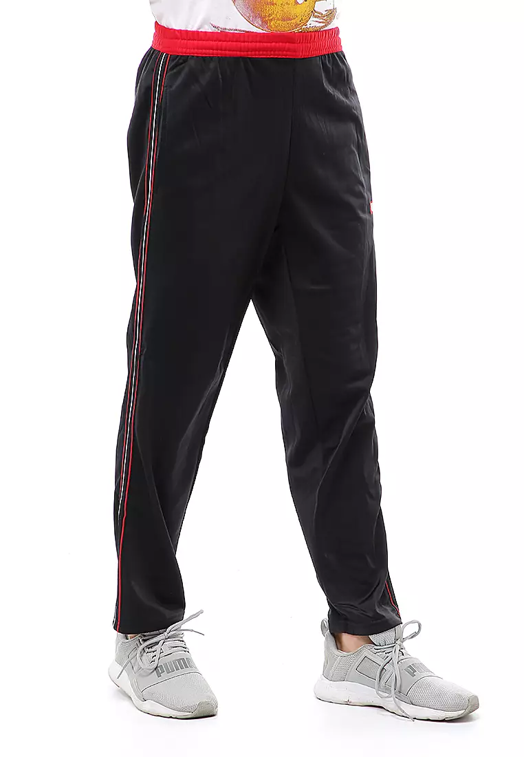 Yume Long Pants Celana Panjang Olahraga Pria Strip 3 Material Diadora ORIGINAL - Red